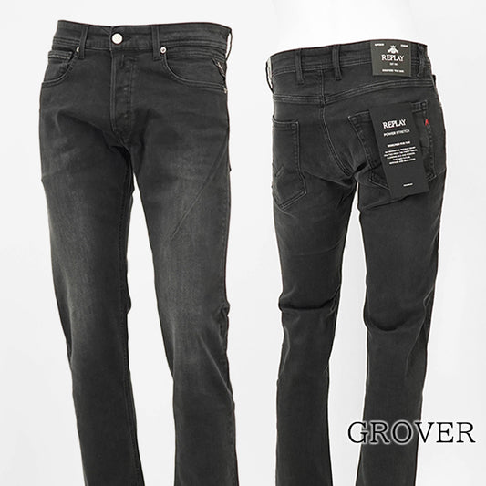 REPLAY メンズ ジーンズ GROVER MA972 103C36 ウォッシュブラック 097