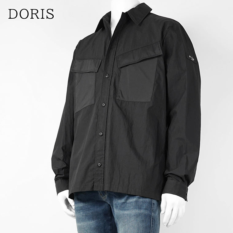 【2026SS SUMMER SALE】 TATRAS メンズ シャツ DORIS MCKZ0307073588 BLACK ブラック 001