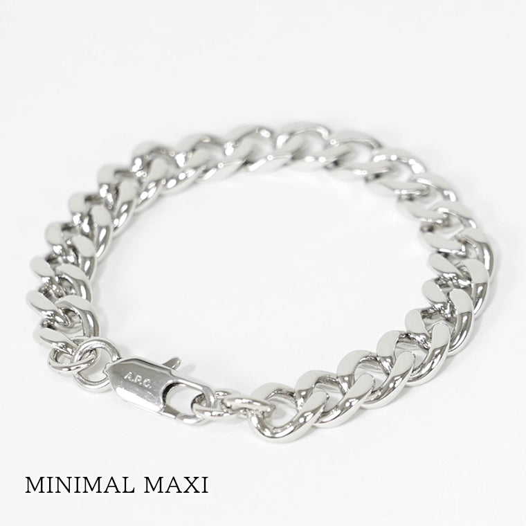 A.P.C. レディース メンズ ブレスレット MINIMAL MAXI MEAEC M70904 SILVER シルバー RAB