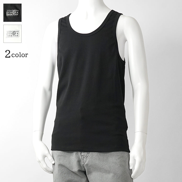 【2026SS SUMMER SALE】MM6 Maison Margiela UNDERWEAR メンズ タンクトップ MJD350020 2カラー