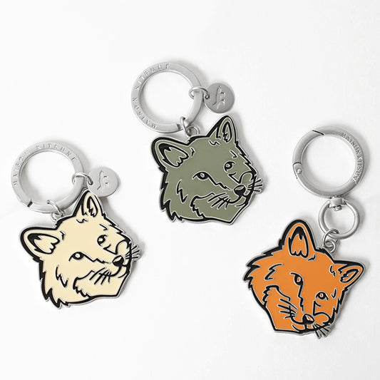 MAISON KITSUNE メンズ レディース キーリング MM06904 PM06900 AM1002 3カラー