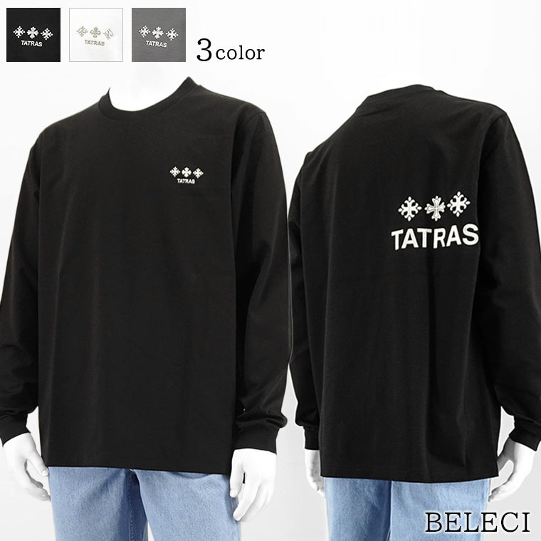 【SUMMER FINAL SALE】 TATRAS メンズ 長袖Tシャツ BELECI MTAT25S8242 M 3カラー