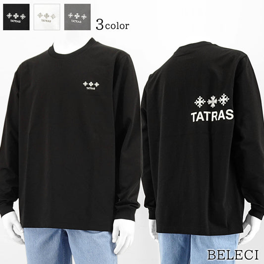 【SUMMER FINAL SALE】 TATRAS メンズ 長袖Tシャツ BELECI MTAT25S8242 M 3カラー