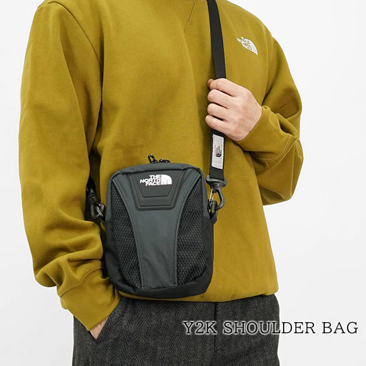 THE NORTH FACE メンズ レディース ショルダーバッグ Y2K SHOULDER BAG NF0A87GF TNF BLACK ASPHALT GREY NPF ブラック 4GZ