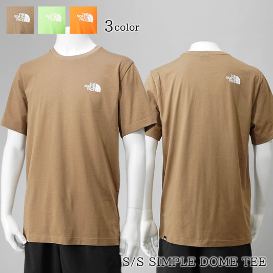 【SUMMER FINAL SALE】 THE NORTH FACE メンズ Tシャツ S S SIMPLE DOME TEE NF0A87NG 3カラー
