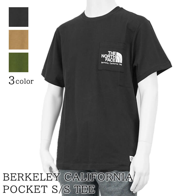 THE NORTH FACE メンズ Tシャツ BERKELEY CALIFORNIA POCKET S/S TEE NF0A87U2 3カラー