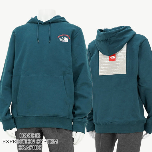 THE NORTH FACE メンズ パーカー HOODIE EXPEDITION SYSTEM GRAPHIC NF0A89DE MIDNIGHT PETROL ブルー系 1NO