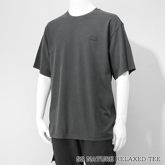 【SUMMER FINAL SALE】 THE NORTH FACE メンズ Tシャツ SS NATURE RELAXED TEE NF0A8BVY TNF BLACK ウォッシュブラック JK3