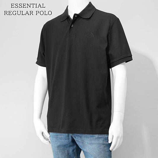 【SUMMER FINAL SALE】 THE NORTH FACE メンズ ポロシャツ ESSENTIAL REGULAR POLO NF0A8C1P TNF BLACK ブラック JK3