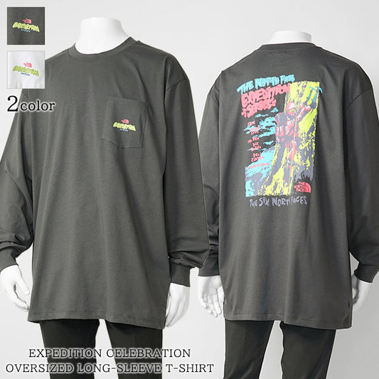 THE NORTH FACE メンズ 長袖Tシャツ EXPEDITION CELEBRATION OVERSIZED LONG SLEEVE T SHIRT NF0A8E3D 2カラー