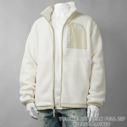 THE NORTH FACE メンズ ブルゾン YUMIORI OFF PEAK FULL ZIP FLEECE JACKET NF0A8FKN WHITE DUNE DESERT STONE ホワイト ベージュ JN5