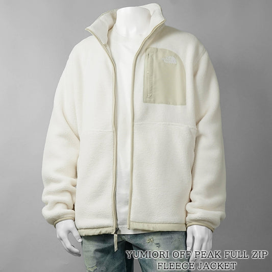 THE NORTH FACE メンズ ブルゾン YUMIORI OFF PEAK FULL ZIP FLEECE JACKET NF0A8FKN WHITE DUNE DESERT STONE ホワイト ベージュ JN5
