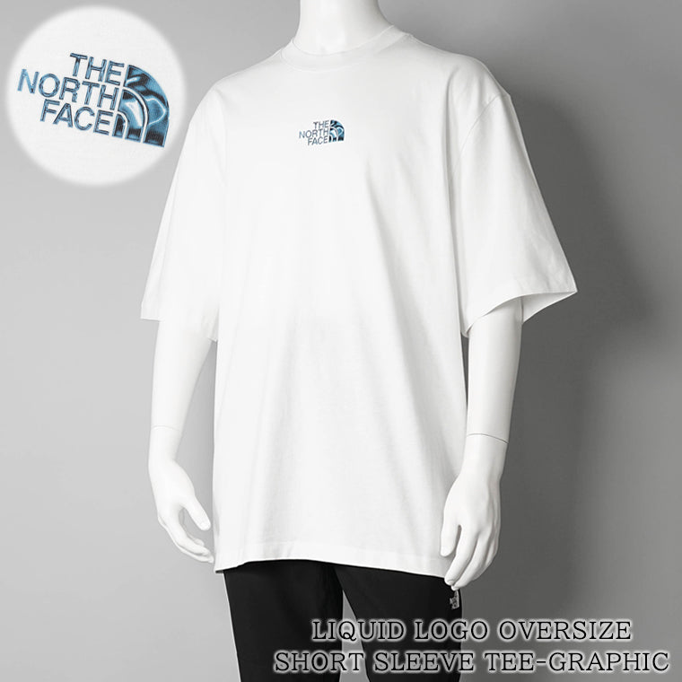 THE NORTH FACE メンズ Tシャツ LIQUID LOGO OVERSIZE SHORT SLEEVE TEE GRAPHIC NF0A8G9U TNF WHITE ホワイト FN4