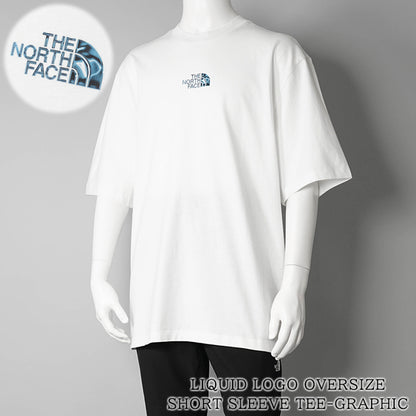 THE NORTH FACE メンズ Tシャツ LIQUID LOGO OVERSIZE SHORT SLEEVE TEE GRAPHIC NF0A8G9U TNF WHITE ホワイト FN4