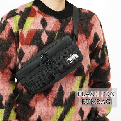 MAISON KITSUNE メンズ レディース ベルトバッグ FLASH FOX BUMBAG NM05171 WQ4034 BLACK ブラック P199