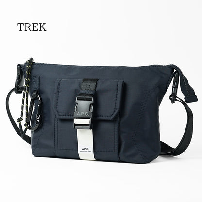 A.P.C. メンズ レディース ショルダーバッグ TREK PAAFH H61734 DARK NAVY ダークネイビー IAK