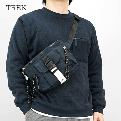 A.P.C. メンズ レディース ベルトバッグ TREK PAAFH H62219 DARK NAVY ダークネイビー IAK