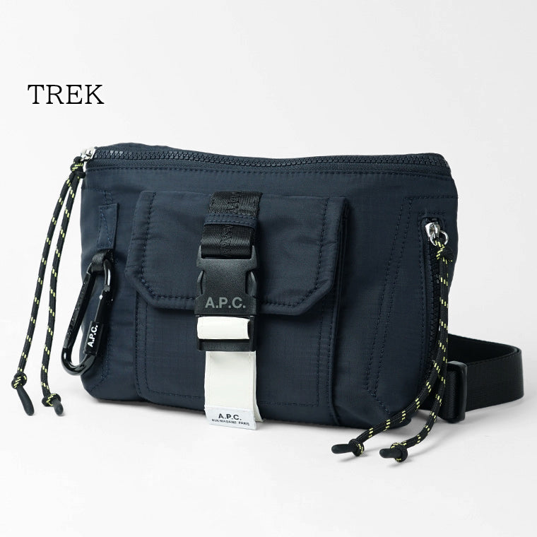 A.P.C. メンズ レディース ベルトバッグ TREK PAAFH H62219 DARK NAVY ダークネイビー IAK