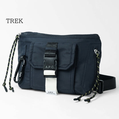 A.P.C. メンズ レディース ベルトバッグ TREK PAAFH H62219 DARK NAVY ダークネイビー IAK