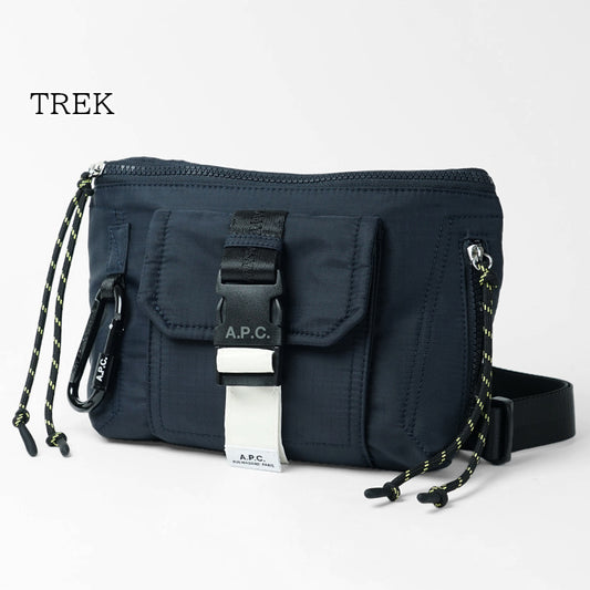 A.P.C. メンズ レディース ベルトバッグ TREK PAAFH H62219 DARK NAVY ダークネイビー IAK