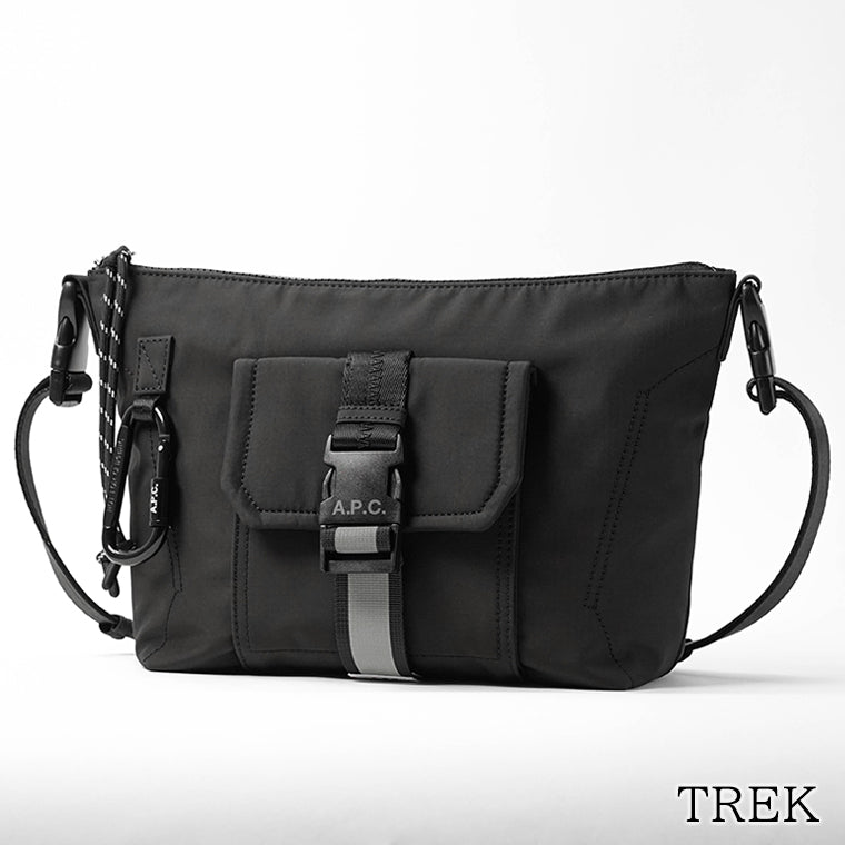 A.P.C. メンズ レディース ショルダーバッグ TREK PAAGE H61734 NOIR ブラック LZZ