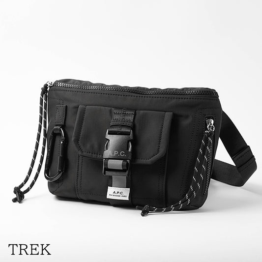 A.P.C. メンズ レディース ベルトバッグ TREK PAAGE H62219 NOIR ブラック LZZ