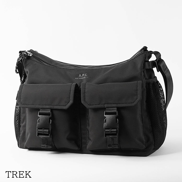 A.P.C. メンズ レディース ショルダーバッグ TREK PAAGE H67005 NOIR ブラック LZZ
