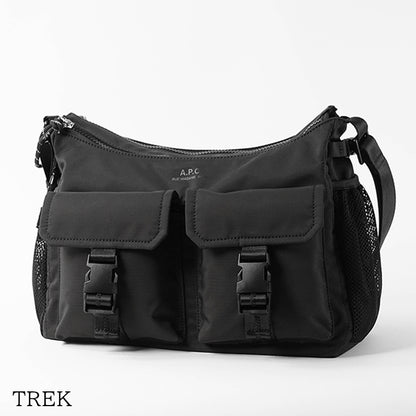 A.P.C. メンズ レディース ショルダーバッグ TREK PAAGE H67005 NOIR ブラック LZZ