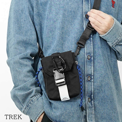 A.P.C. メンズ レディース ショルダーバッグ TREK PAAGR H61733 NOIR ブラック LZZ