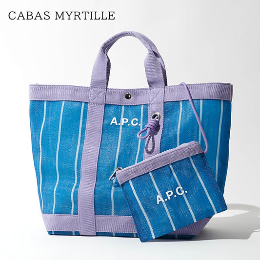A.P.C. レディース トートバッグ CABAS MYRTILLE PEAAD F67067 BLEU DUO ブルー系 TIA