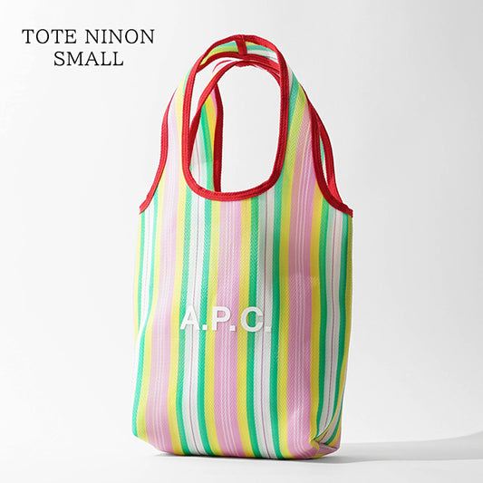A.P.C. レディース トートバッグ TOTE NINON SMALL PEAAE M61861 ROSE MULTICOLORE マルチ FLS