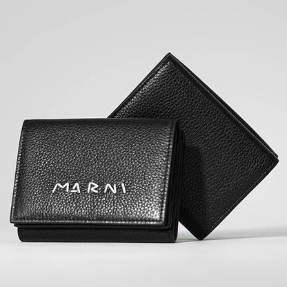 MARNI メンズ 3つ折り財布 PFMI0097U0 P6533 BLACK ブラック 00N99