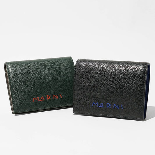 MARNI メンズ 2つ折り財布 PFMI0098U0 P6533 2カラー
