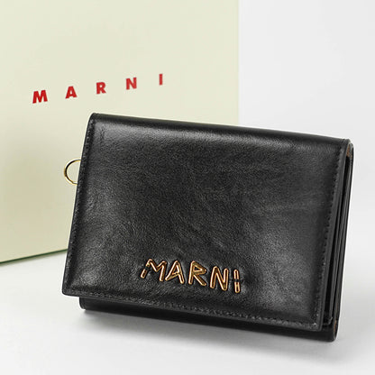 MARNI レディース 3つ折り財布 PFMO0132U0 P8914 ブラック 00N99