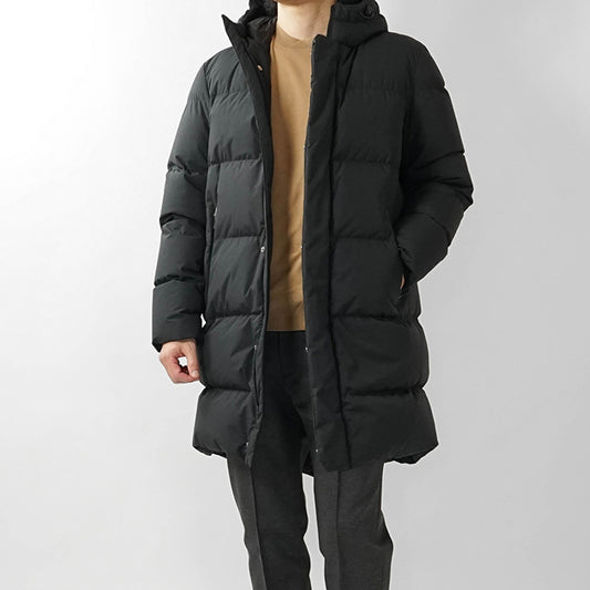 HERNO メンズ ダウンコート PI001240U 12840 ブラック 9300