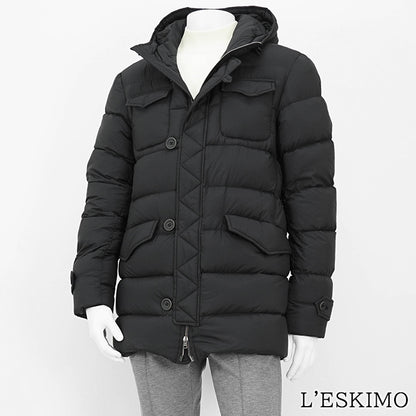HERNO メンズ ダウンジャケット L'ESKIMO PI004ULE 12456Z ブラック 9300