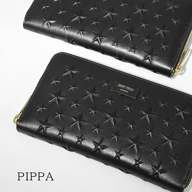 ジミーチュウ JIMMY CHOO レディース メンズ 長財布 ブラック