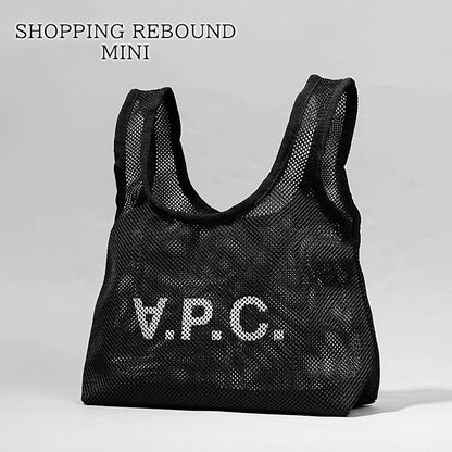 A.P.C. メンズ レディース バッグ SHOPPING REBOUND MINI PSAEU H61971 NOIR ブラック LZZ