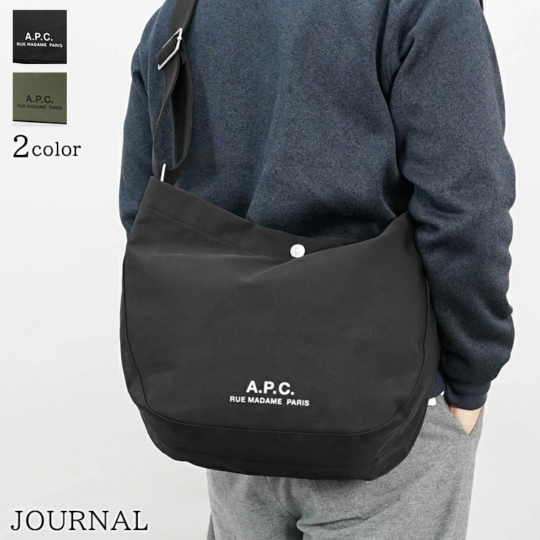 A.P.C. メンズ レディース ショルダーバッグ JOURNAL PSAKR M61939 2カラー