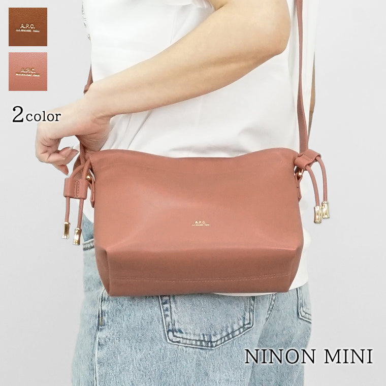 【SUMMER FINAL SALE】 A.P.C. レディース ショルダーバッグ NINON MINI PUAAT F61582 2カラー