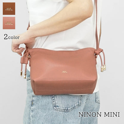 【SUMMER FINAL SALE】 A.P.C. レディース ショルダーバッグ NINON MINI PUAAT F61582 2カラー