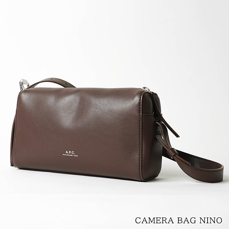 A.P.C. メンズ レディース ショルダーバッグ CAMERA BAG NINO PUAAT H61821 DARK BROWN ダークブラウン CAE