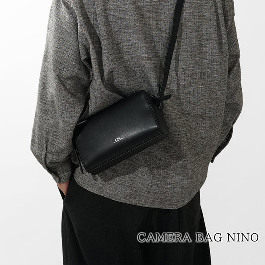 A.P.C. メンズ ショルダーバッグ CAMERA BAG NINO PUAAT H61821 NOIR ブラック LZZ