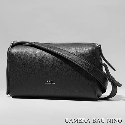 A.P.C. メンズ レディース ショルダーバッグ CAMERA BAG NINO PUABO H61821 NOIR ブラック LZZ