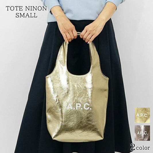 A.P.C. レディース メンズ トートバッグ TOTE NINON SMALL PUABZ M61861 2カラー