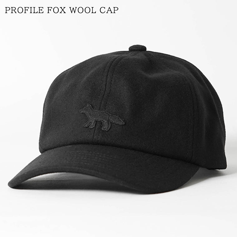 メゾンキツネ MAISON KITSUNE レディース メンズ キャップ ブラック