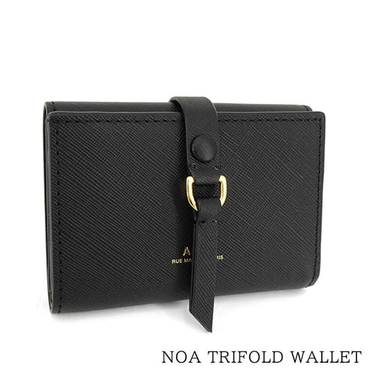 A.P.C. レディース 3つ折り財布 NOA TRIFOLD WALLET PXBJQ F63553 NOIR ブラック LZZ