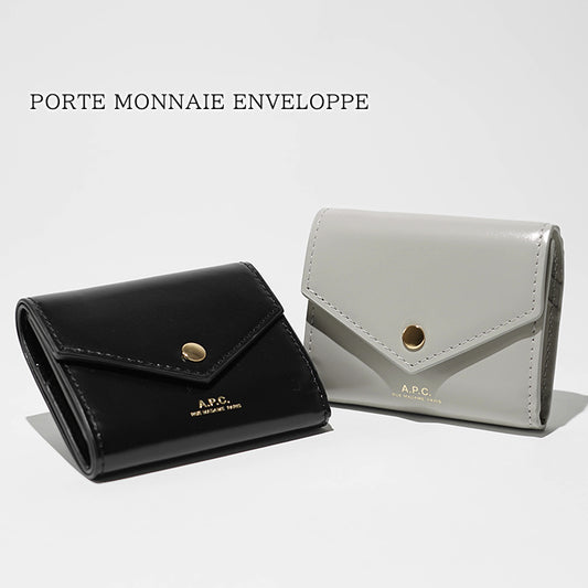 A.P.C. レディース メンズ 3つ折り財布 PORTE MONNAIE ENVELOPPE PXBMW F63673 2カラー