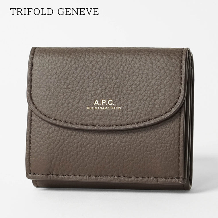 A.P.C. レディース メンズ 3つ折り財布 TRIFOLD GENEVE PXCBC F63483 TONKA トンカ CAV