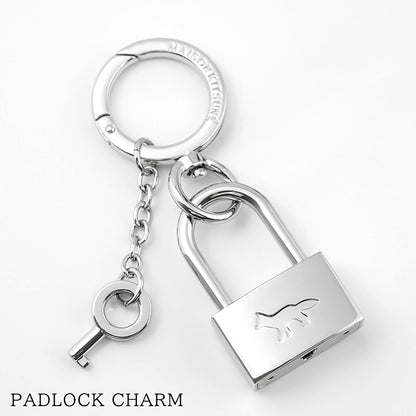 MAISON KITSUNE メンズ レディース キーリング PADLOCK CHARM QU06903 AM1002 SILVER シルバー P900